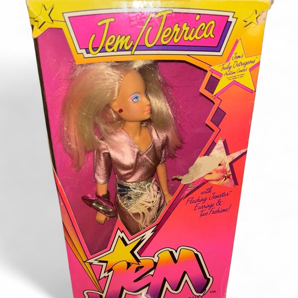 1985 Jem and the holograms Jen/Jerrica Doll